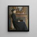 Figur weiblich - Santiago Rusiñol — gerahmtes Bild an der Wand