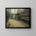 Garten von Montmartre - Santiago Rusiñol — gerahmtes Bild an der Wand