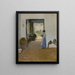 Innenansicht von Sitges - Santiago Rusiñol — gerahmtes Bild an der Wand