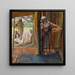 Sarah hört zu und lacht - James Tissot — gerahmtes Bild an der Wand