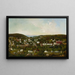 Winsted Connecticut - Sarah E Harvey — gerahmtes Bild an der Wand