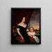 Mutter und Kind - Sarah Miriam Peale — gerahmtes Bild an der Wand