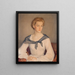 Portrait der Prinzessin Irina Obolensky - Saveli Abramovich Sorin — gerahmtes Bild an der Wand