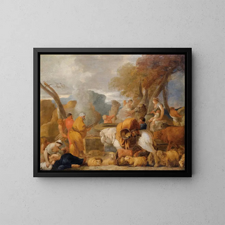Szenen des Opfers - Sébastien Bourdon — gerahmtes Bild an der Wand