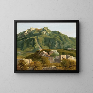 Sbastien Norblin de la Gourdaine - Village on the Island of Ischia.webp