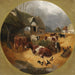 Szene vom Bauernhofhof - John Frederick Herring Jr — Ansicht des Kunstwerks