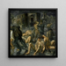 Szene der Zerstörung von Messina - Max Beckmann — gerahmtes Bild an der Wand