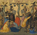 Szenen der Passion Christi: Die Kreuzigung, Mittelstück - Andrea Vanni — Ansicht des Kunstwerks