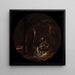 Szenen der Hexerei am Abend - Salvator Rosa — gerahmtes Bild an der Wand