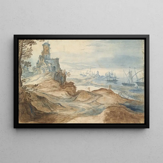 School of Pieter Brueghel the Elder - Castle on the Seashore.webp