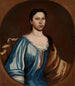 Portrait einer Dame, vielleicht Tryntje Otten Veeder - Schuyler Limner — Ansicht des Kunstwerks