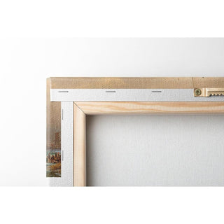 Scierie, moulin à eau et moulin à farine hollandais, près d'Amsterdam - Elias Pieter van Bommel | Reproduction Tableau Décoration murale affiche copie