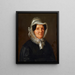 Portrait von Carolina Sophia Charlotte Linder-Lichtenhahn - Sebastian Gutzwiller — gerahmtes Bild an der Wand