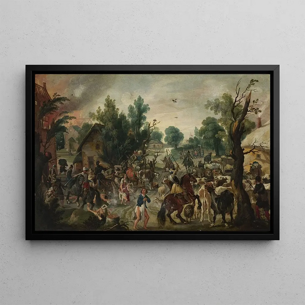 Sebastian Vrancx - Assault on a town.webp