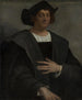 Portrait eines Mannes, der angeblich Christoph Kolumbus genannt wird, geboren um 1446, gestorben 1506 - Sebastiano del Piombo — Ansicht des Kunstwerks