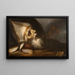 Bischof martyrisiert - Sebastián de Llanos y Valdés — gerahmtes Bild an der Wand