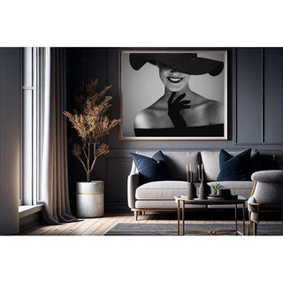 Séduction en monochrome | Décoration photo Décoration photo en noir et blanc