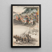 Schlacht am Shizugatake-Pass Bürgerkrieg 1583 Bataille von Teilissu Japanisch-Russischer Krieg 1904 - Seishi — gerahmtes Bild an der Wand