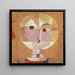 Senecio Bientôt Vieilli - Paul Klee — gerahmtes Bild an der Wand