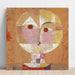 Reproduktion des Gemäldes Senecio (Bald gealtert) - Paul Klee