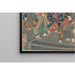 Reproduktion des Gemäldes Sept weibliche Figuren, zwei Regenschirme - Utagawa Kuniyoshi