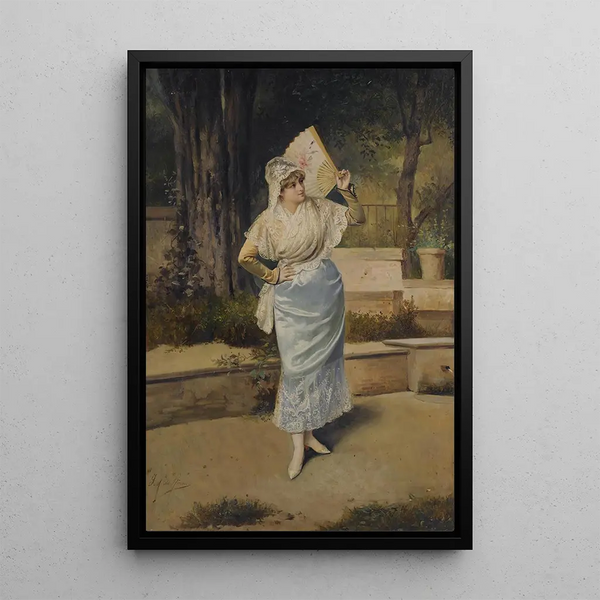 Dolores - Serafín Martínez del Rincón — gerahmtes Bild an der Wand
