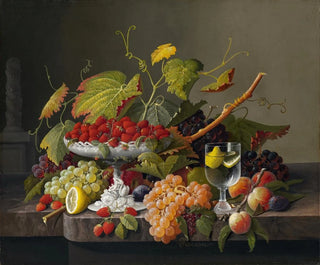 Eine Fülle von Früchten - Severin Roesen — Ansicht des Kunstwerks