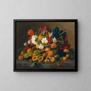 Severin Roesen - Fruit And Flowers.webp