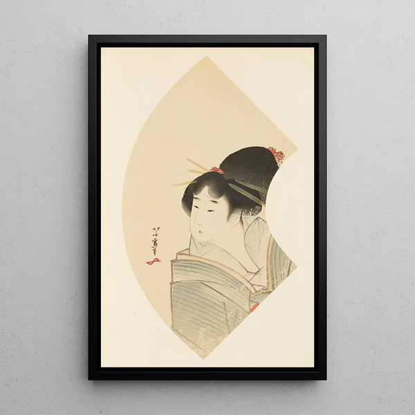 Meisterwerke der Ukiyo-e-Schule Pl29 - Shinichi Tajima — gerahmtes Bild an der Wand