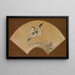 Ente im Flug - Shikibu Terutada — gerahmtes Bild an der Wand