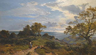 Sidney Richard Percy - A Peep At The Sea Fairlight Glen.webp
