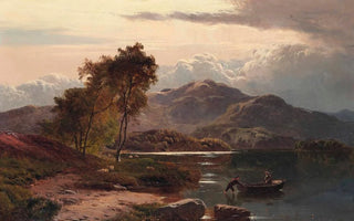 Sidney Richard Percy - Embarking On A Fishing Trip.webp