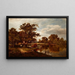 Sur la rivière Mole - Sidney Richard Percy — gerahmtes Bild an der Wand