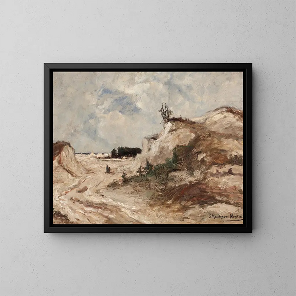 Landschaft mit Kiefern - Sientje Mesdag van Houten — gerahmtes Bild an der Wand
