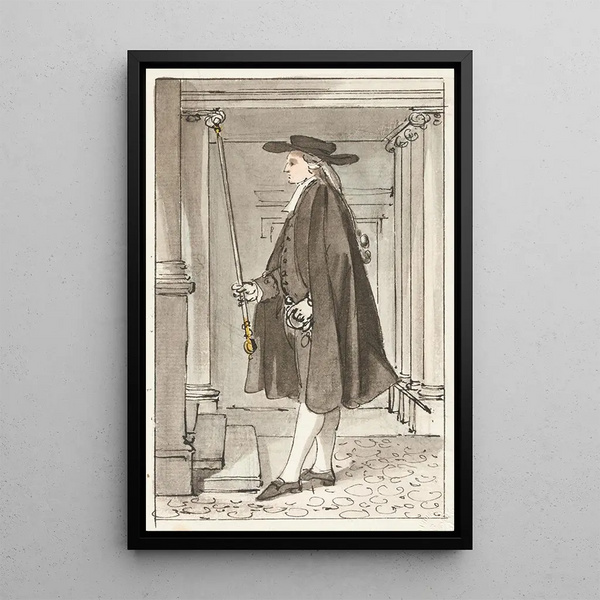 Großes Sprungbild - Sigmund Freudenberger — gerahmtes Bild an der Wand