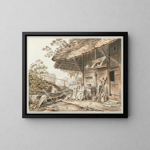 La Bonne Mère - Sigmund Freudenberger — gerahmtes Bild an der Wand