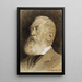 Portrait von Arnold Böcklin - Sigmund Landsinger — gerahmtes Bild an der Wand