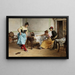 Die neuen Schuhe - Silvio Paoletti — gerahmtes Bild an der Wand