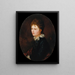 Portrait einer Frau - Simón Gómez — gerahmtes Bild an der Wand