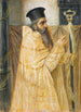 Ein Bischof der orientalischen Kirche - Simeon Solomon — gerahmtes Bild an der Wand