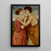 Damon und Aglaé - Simeon Solomon — gerahmtes Bild an der Wand