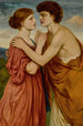 Damon und Aglaé - Simeon Solomon — Ansicht des Kunstwerks