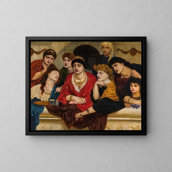Er findet im Kolosseum statt - Simeon Solomon — gerahmtes Bild an der Wand