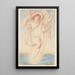 Liebe - Simeon Solomon — gerahmtes Bild an der Wand