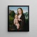 Jungfrau mit Kind - Simon Bening — gerahmtes Bild an der Wand