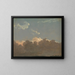 Studie der Wolken: entfernte Sturm - Simon Denis — gerahmtes Bild an der Wand
