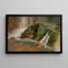 in der Grotte des Neptun bei Tivoli - Simon Denis — gerahmtes Bild an der Wand