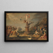 Fortuna verteilt ihre Gaben - Simon Flocquet — gerahmtes Bild an der Wand