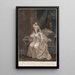 Marie-Antoinette - Simon Malgo — gerahmtes Bild an der Wand