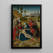 La Lamentation du Christ - Simon Marmion — gerahmtes Bild an der Wand